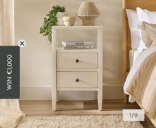 bed side lockers x 2