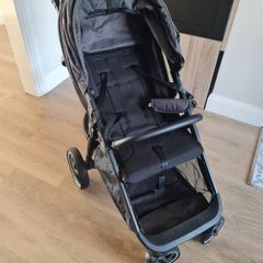 Zummi Zip Pushchair Grey c/w BoogieBoard