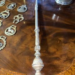 Antique Brass Poker
