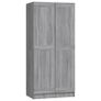 NEW SALE | Wardrobe Grey Sonoma 82.5x51.5x180 cm Engineered Wood Image 2