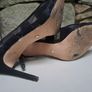 Office Black High heels size 4 worn Image 4