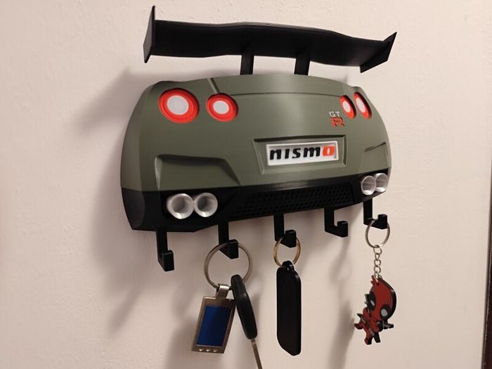 Nissan GT-R Nismo Rear-End Key Holder  Wall Mount