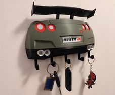 Nissan GT-R Nismo Rear-End Key Holder  Wall Mount