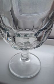 GOBLET - GLASS - Thumbprint Style - Extra Large