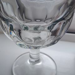 GOBLET - GLASS - Thumbprint Style - Extra Large