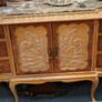 Vintage Spanish Sideboard with Marble Top Image 2