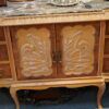 Vintage Spanish Sideboard with Marble Top
