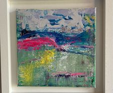 Framed Original Painting  Original Gift Landscape Art