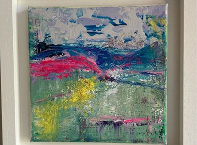 Framed Original Painting  Original Gift Landscape Art