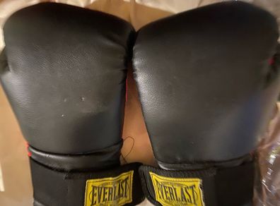 Everlast Boxing gloves and pads