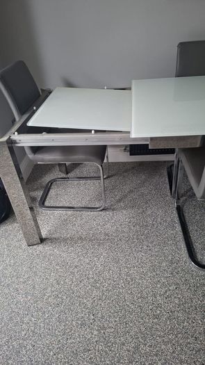 calligaris dining table & chairs