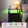 Bedside Table Set of 2 with Charging Station Black Image 4