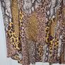 Quiz Animal Print Satin Dress Size Uk 22 Nwt Image 5