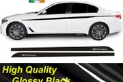 Side Skirt Stickers Gloss black For BMW F10 F11 F01 F02 G30 5 series M Performance
