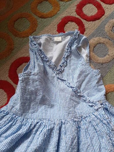 next stripped summer dress age 6