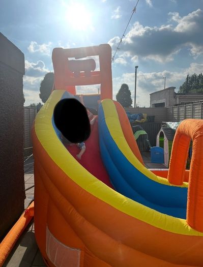 water slide