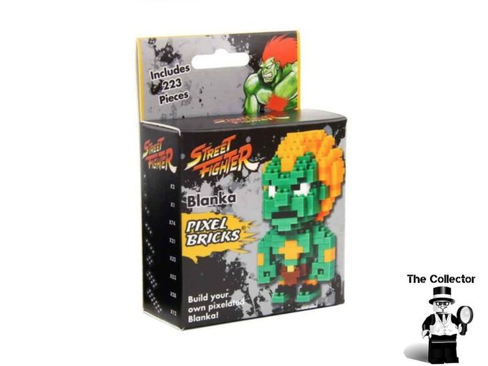 New Street Fighter Blanka Pixel Bricks Gift, Novelty Fun Collectable Toys