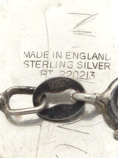 Vintage 925 Sterling Silver Real Butterfly Necklace