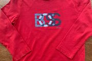 Red Hugo Boss Top