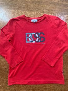 Red Hugo Boss Top