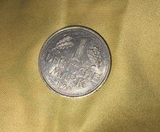 1994 Germany 1 Deutsche Mark Coin - Federal Eagle Obverse