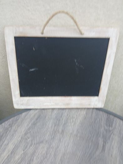 Rustic (Vintage) Chalkboard/2 Hooks
