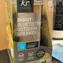 KitSound KS DIGGIT Diggit Outdoor Freestanding Bluetooth Garden Speaker with Removable Stake, Silver/Wood (New) Image 7