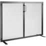 Fireplace Screen 1 Panel with Door, Sturdy Iron Mesh Fireplace Screen, 990(L) x780(H)MM Spark Guard Cover, Simple Installation, Free Standing Fire Fence Grate for Living Room Home Decor Modern Image 8