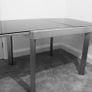 Calligaris "Elasto" glass extendable dining table Image 4