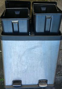 2 compatament bins in good condition