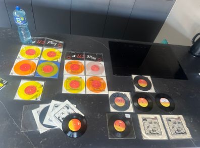 U2 - Three selection - Coloured vinyl and test pressings