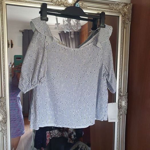 Zara off the shoulder top