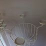 Antique Style Shabby Chic Metal Plant Stands (Pair Image 5