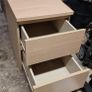 MALM Chest of 2 drawers Bedside Table Image 2