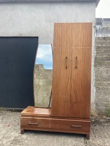 Wardrobe - Mid Century Combination Wardrobe