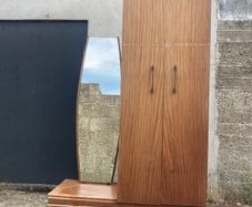 Wardrobe - Mid Century Combination Wardrobe