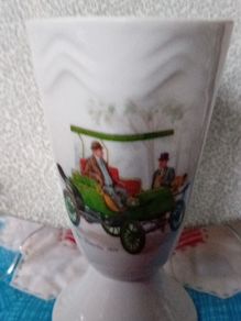 Pope Waverly footed Beaker from limoges