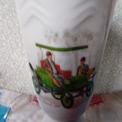 Pope Waverly footed Beaker from limoges