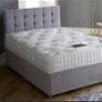 Crushed & plush velvet Divan Bed and mattress Image 3