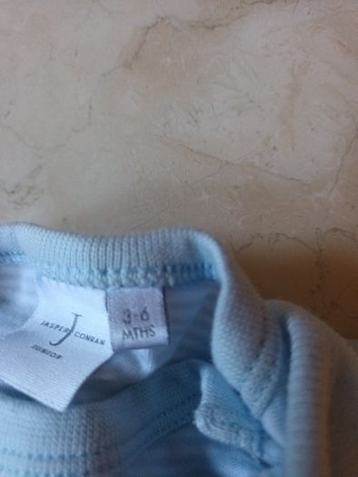 Jasper  Conran  All-In-One & Matching  Bodysuit ( Long Sleeved ).  Age -3- 6  months.  NEW.