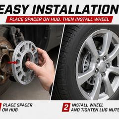 4 x New Wheel Spacers (10mm) 4 or 5 stud - FREE POST