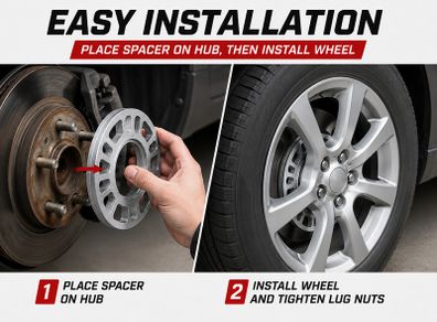 4 x New Wheel Spacers (10mm) 4 or 5 stud - FREE POST