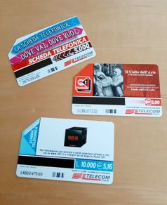 Italian telephone cards (3)