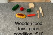 Wooden food toys