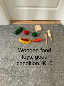 Wooden food toys
