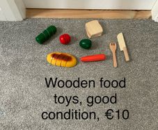 Wooden food toys