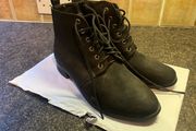 Vices black ankle boots