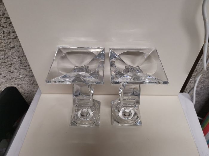 Glass Candle Holders
