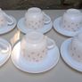 Vintage Arcopal cups and saucers Image 5