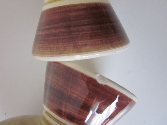 Vintage Toni Raymond High Glaze Pottery Prawn Cocktail Goblet Set 1970's
